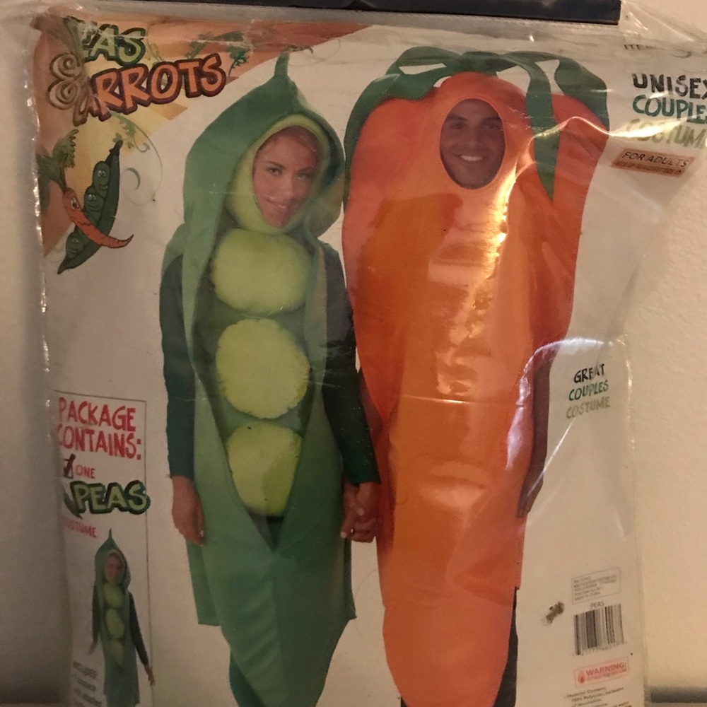 ADULT PEA POD UNISEX COSTUME HALLOWEEN.